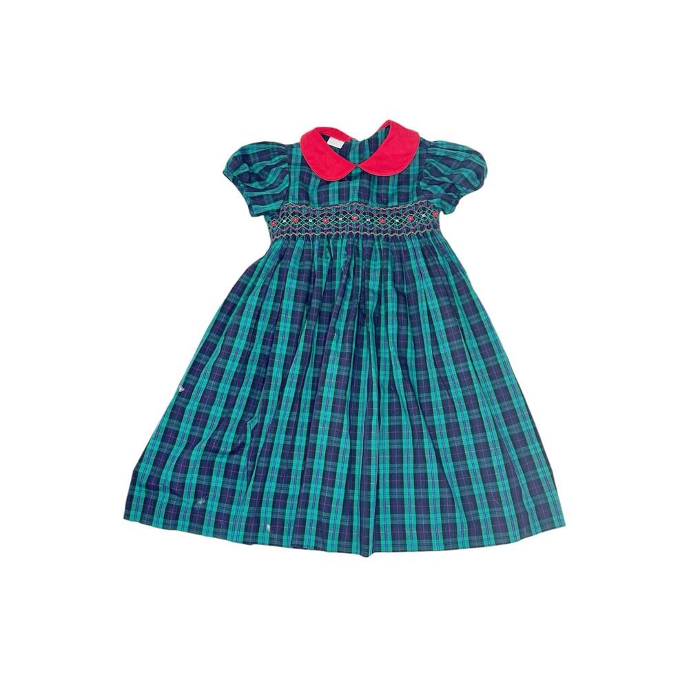 Edgehill Collection Smocked Holiday Dress Size 5